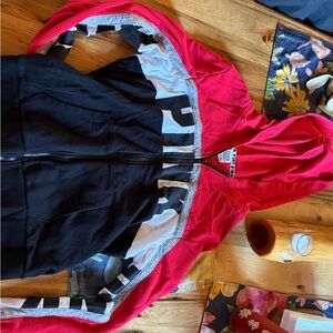 PINK Victoria's Secret Red and Black Jacket